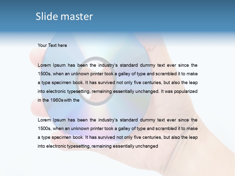 Blank Digital Multimedia PowerPoint Template