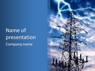 Engineering Electrical Power PowerPoint Template