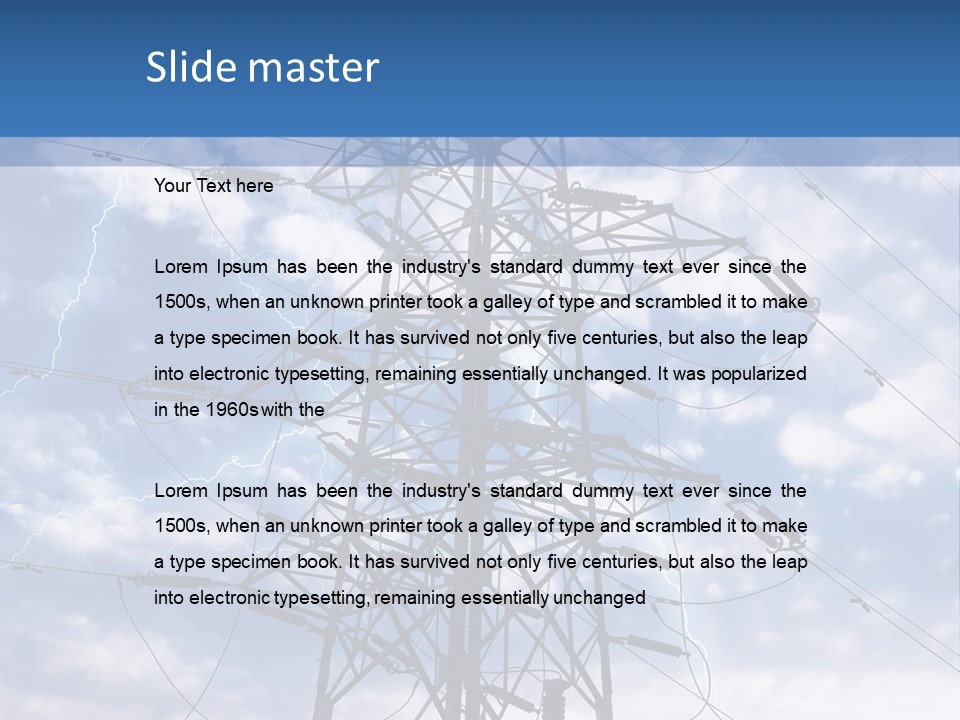 Engineering Electrical Power PowerPoint Template