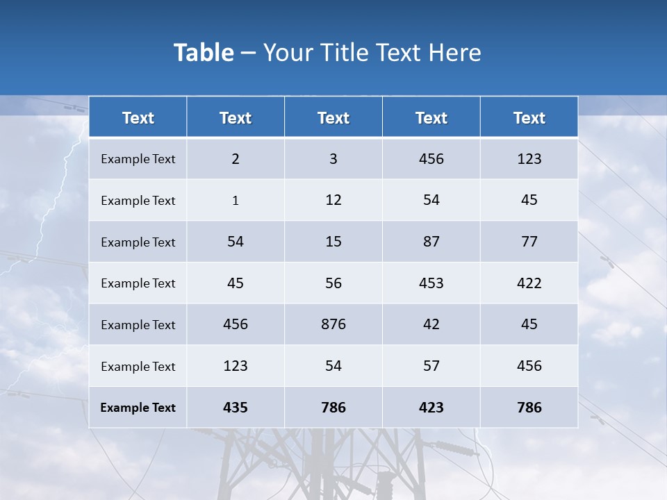 Engineering Electrical Power PowerPoint Template