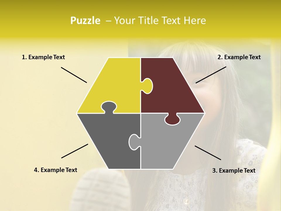 Childhood Female Small PowerPoint Template