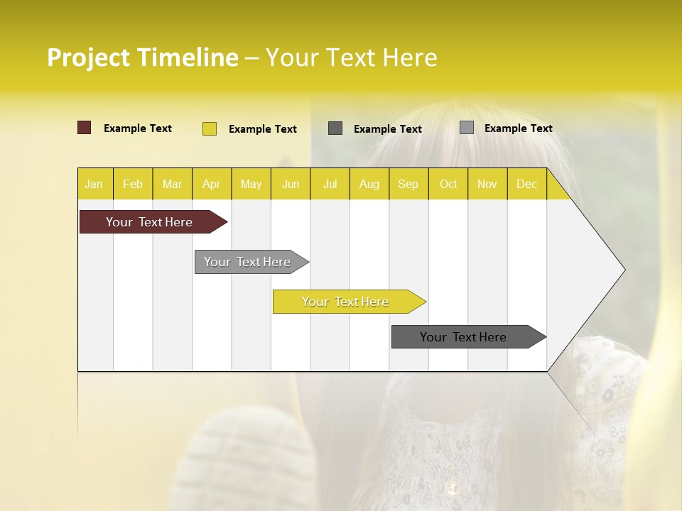 Childhood Female Small PowerPoint Template
