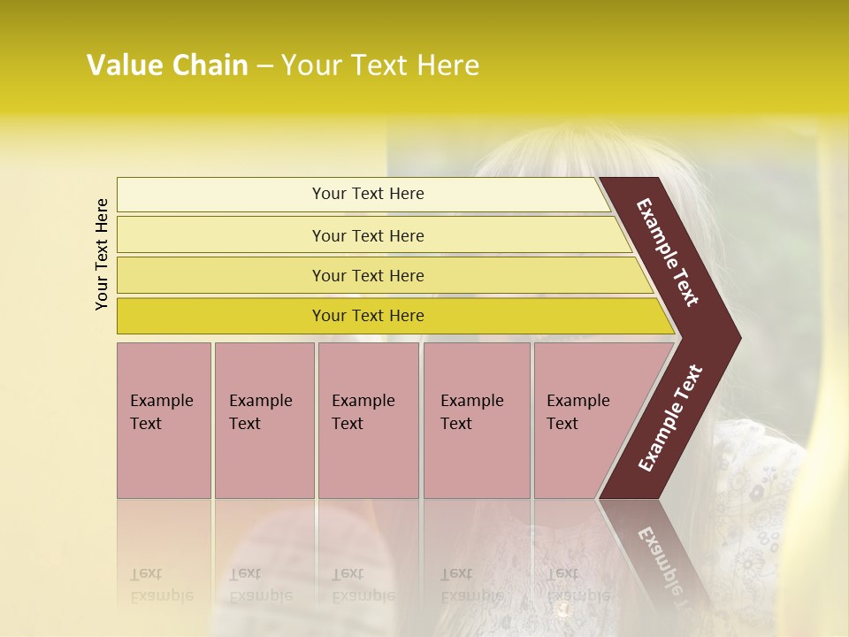 Childhood Female Small PowerPoint Template