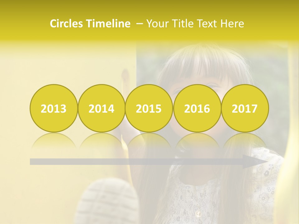 Childhood Female Small PowerPoint Template