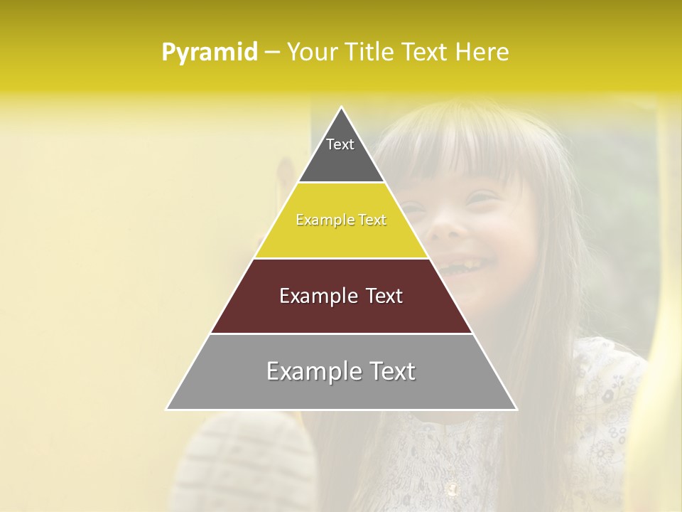 Childhood Female Small PowerPoint Template