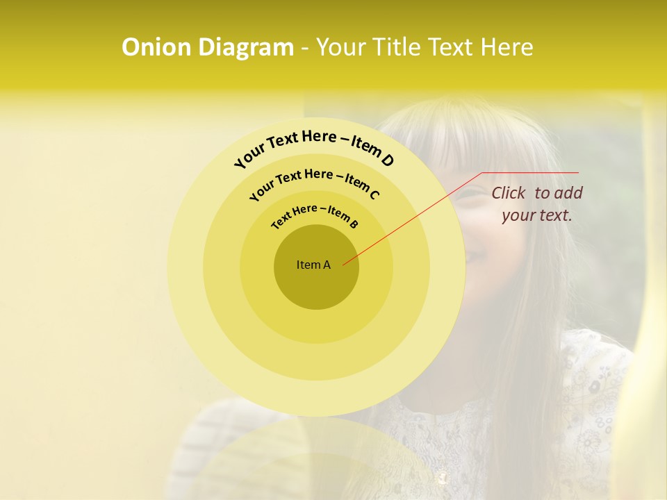 Childhood Female Small PowerPoint Template