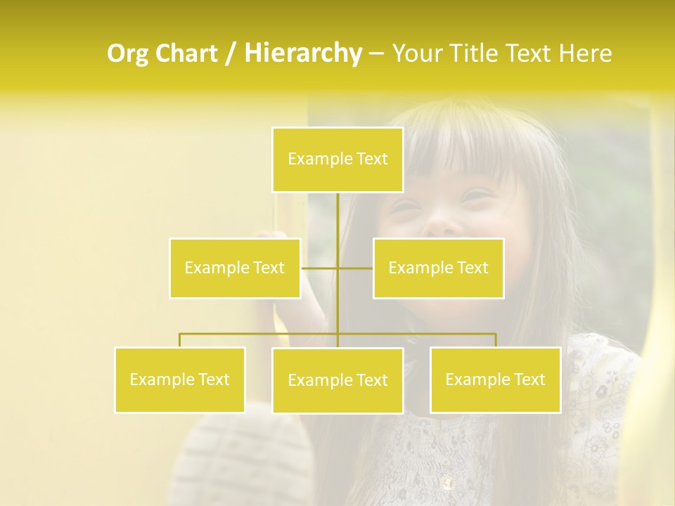 Childhood Female Small PowerPoint Template