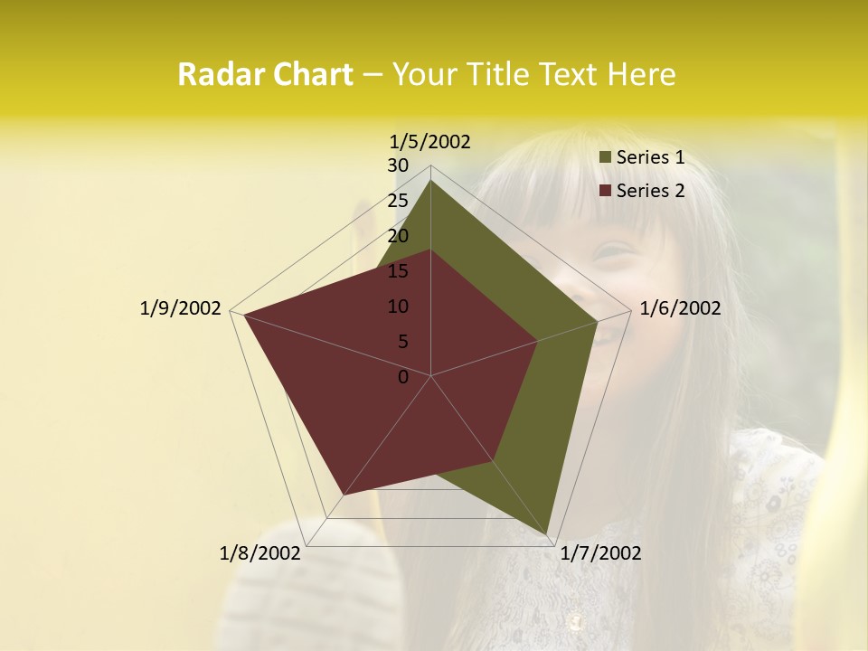 Childhood Female Small PowerPoint Template