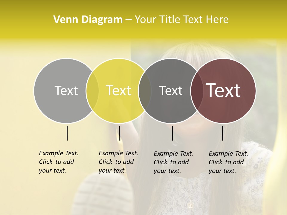 Childhood Female Small PowerPoint Template