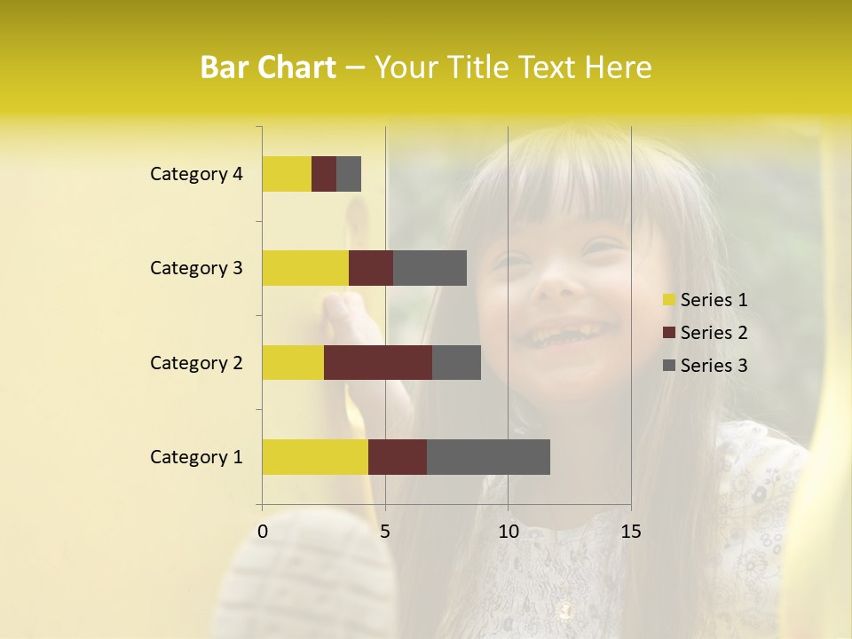 Childhood Female Small PowerPoint Template