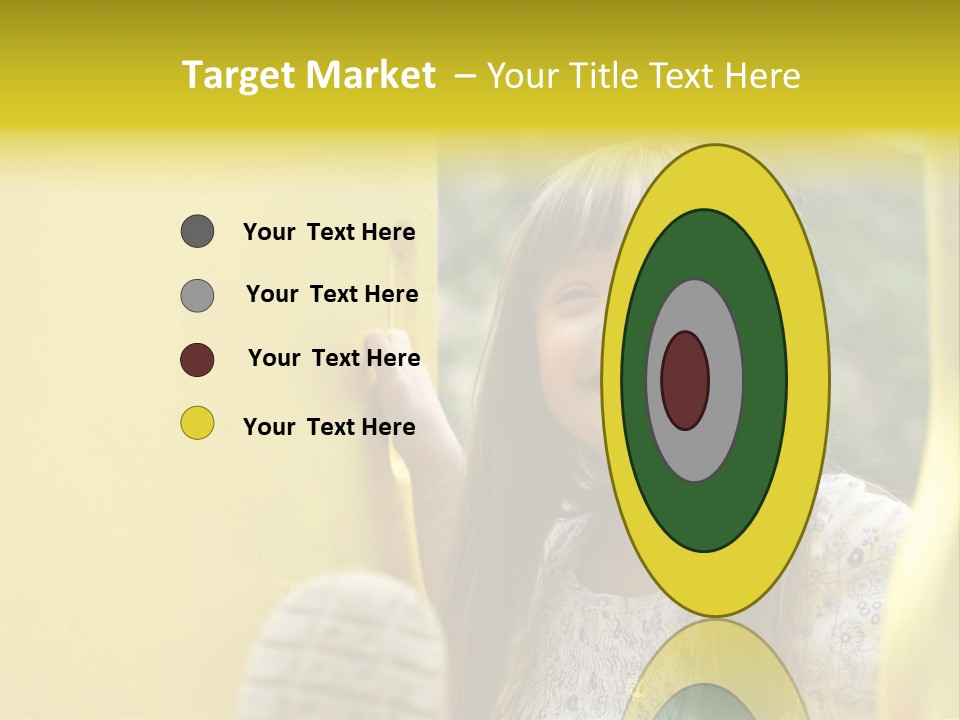 Childhood Female Small PowerPoint Template