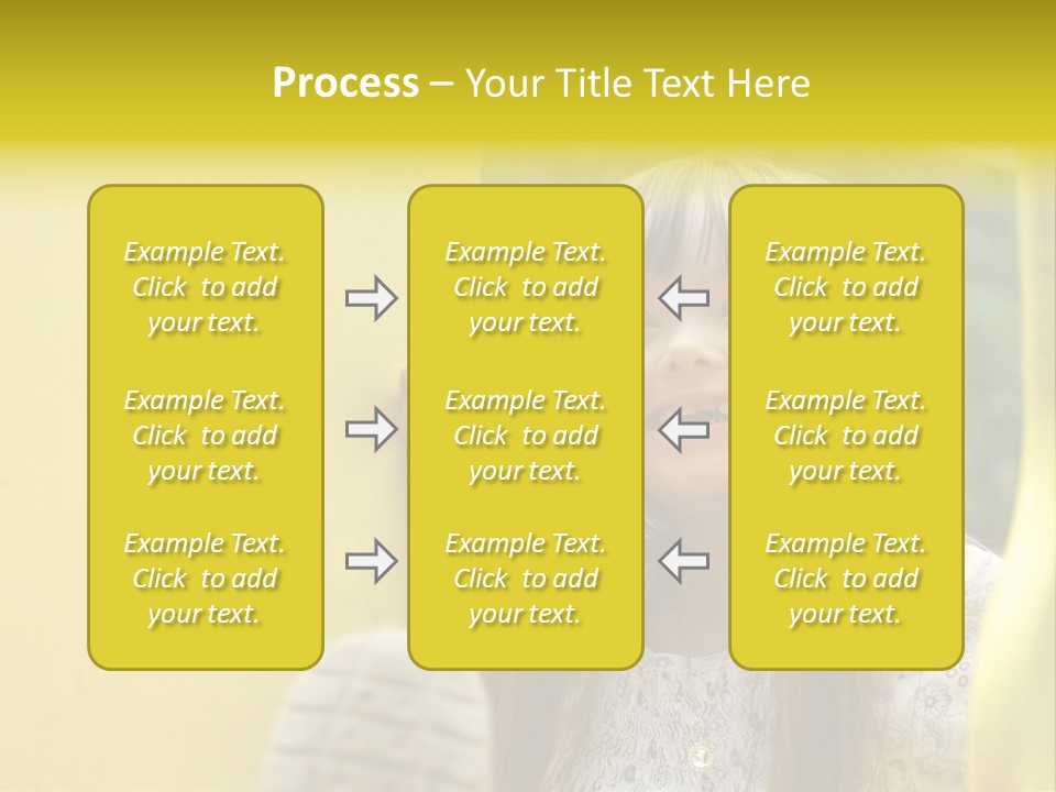 Childhood Female Small PowerPoint Template