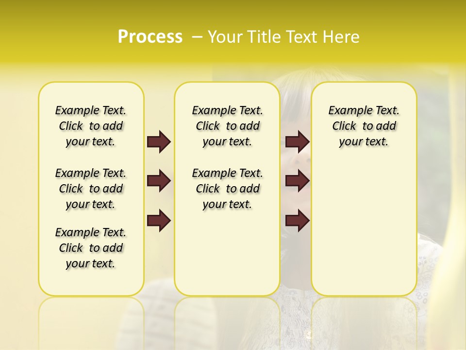 Childhood Female Small PowerPoint Template