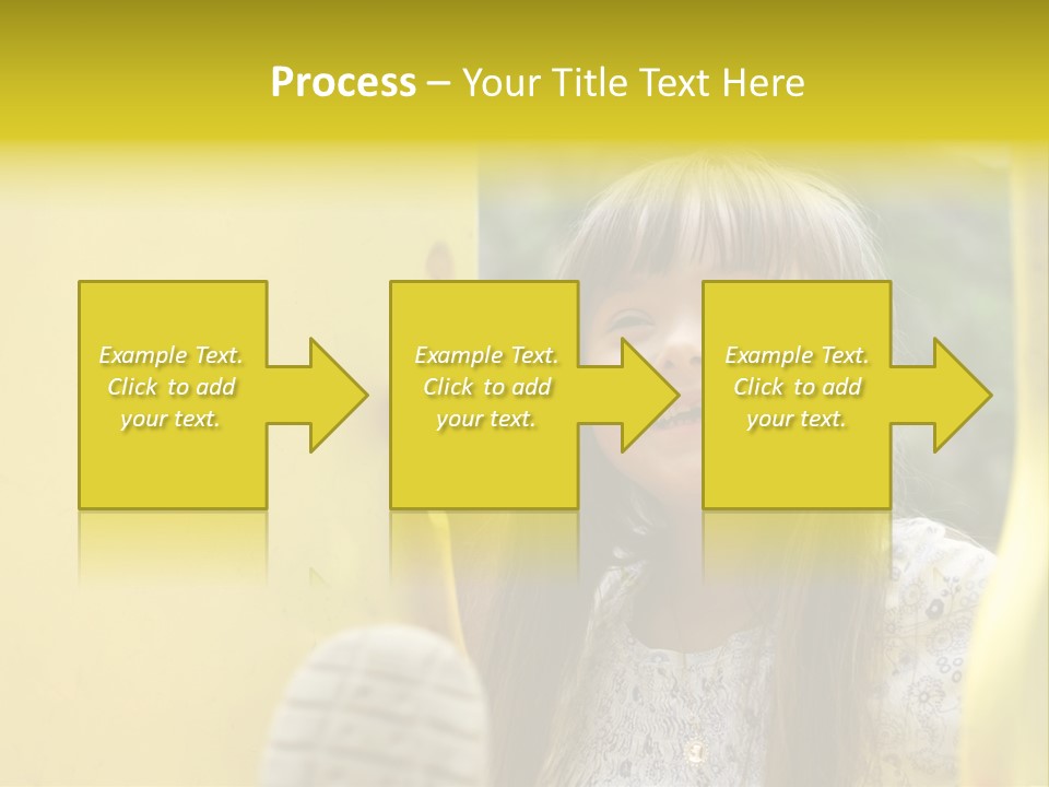 Childhood Female Small PowerPoint Template
