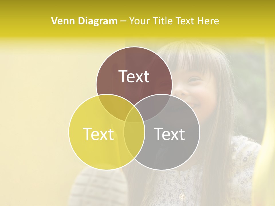 Childhood Female Small PowerPoint Template