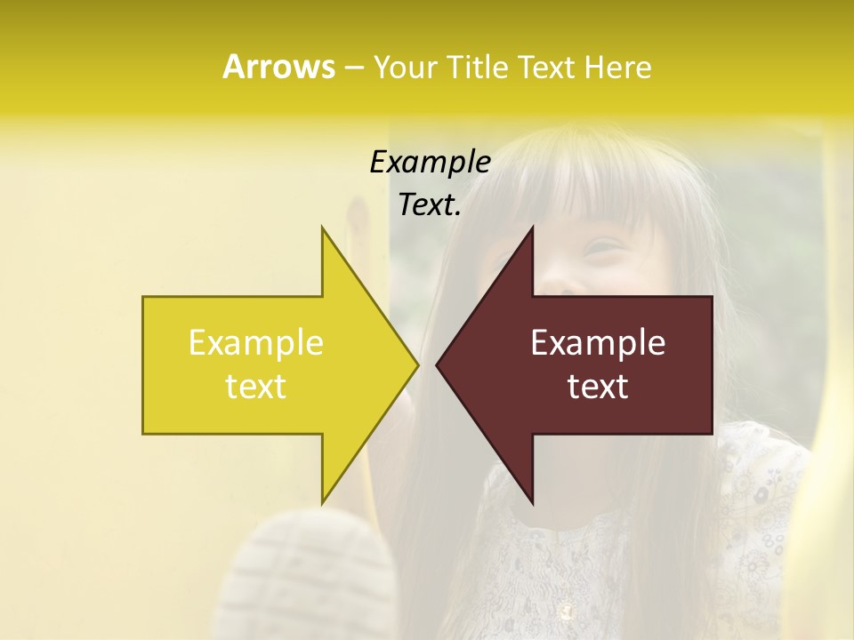 Childhood Female Small PowerPoint Template