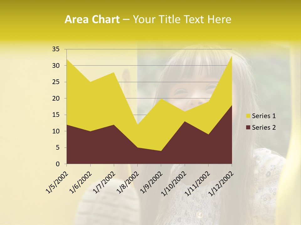Childhood Female Small PowerPoint Template