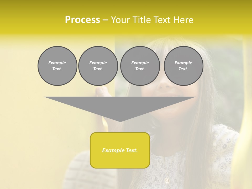 Childhood Female Small PowerPoint Template