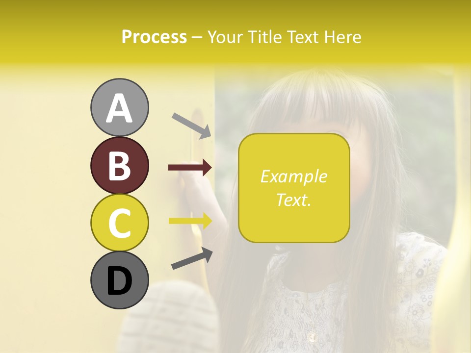 Childhood Female Small PowerPoint Template