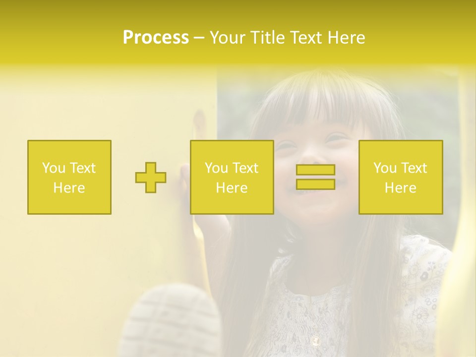 Childhood Female Small PowerPoint Template