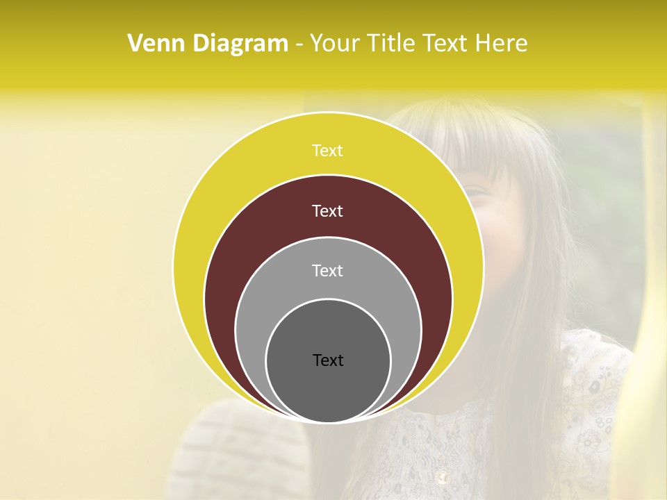 Childhood Female Small PowerPoint Template