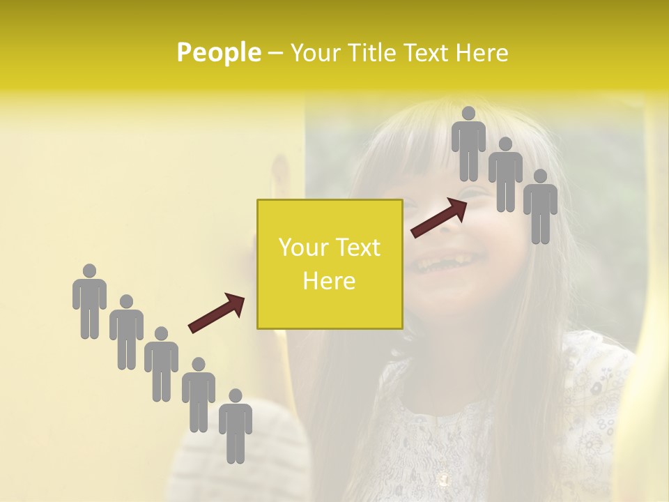 Childhood Female Small PowerPoint Template