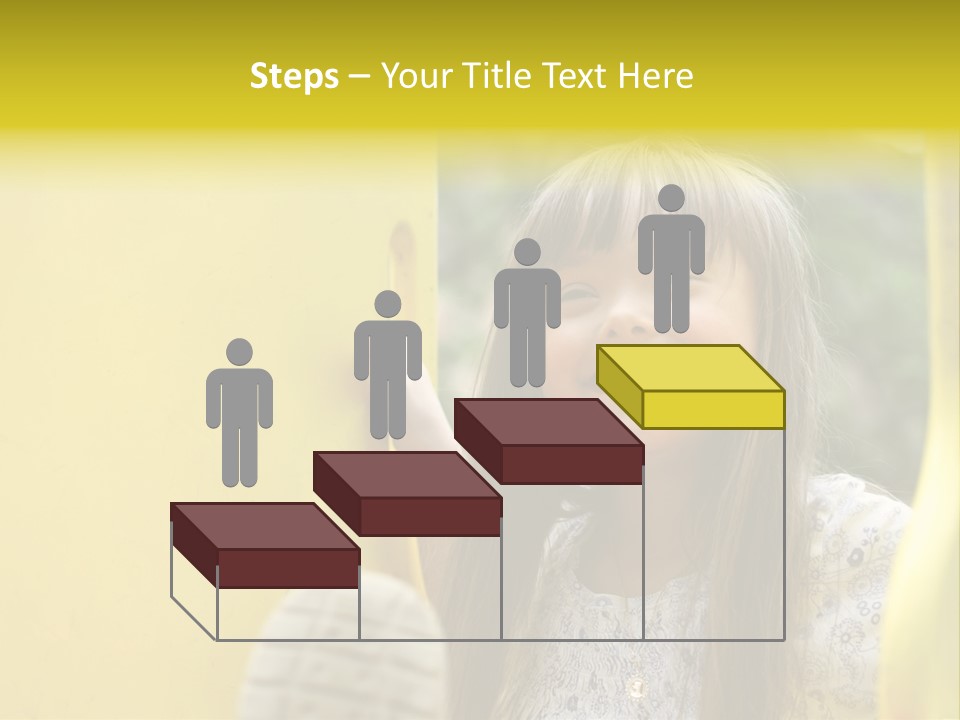 Childhood Female Small PowerPoint Template