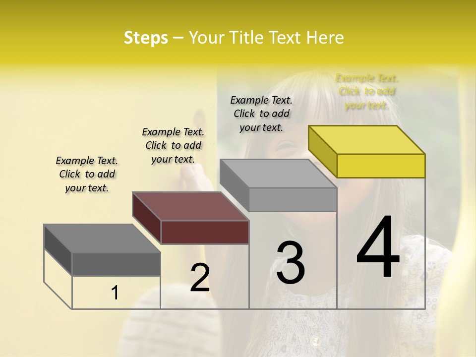 Childhood Female Small PowerPoint Template