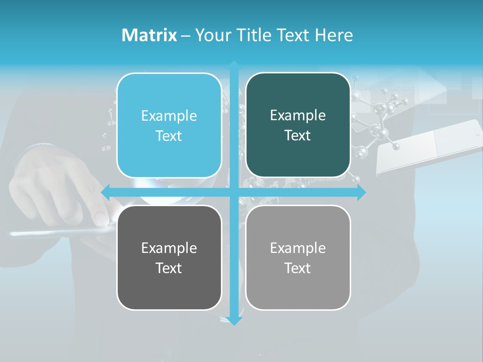 Molecules Computer Technology PowerPoint Template
