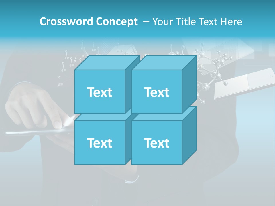 Molecules Computer Technology PowerPoint Template