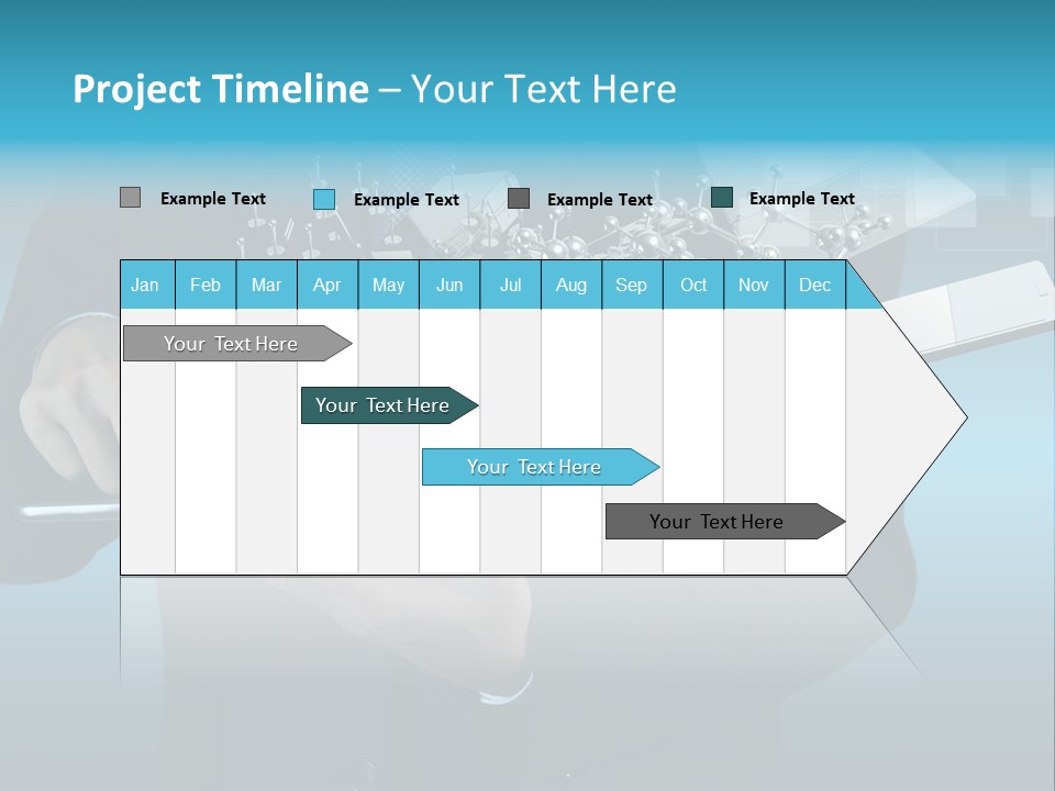 Molecules Computer Technology PowerPoint Template