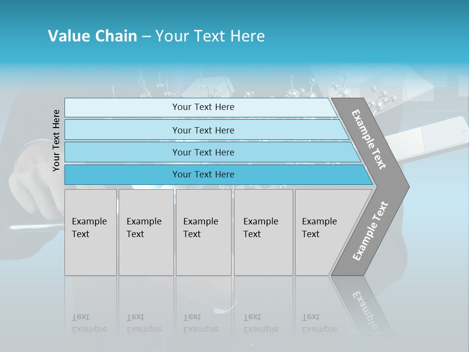 Molecules Computer Technology PowerPoint Template
