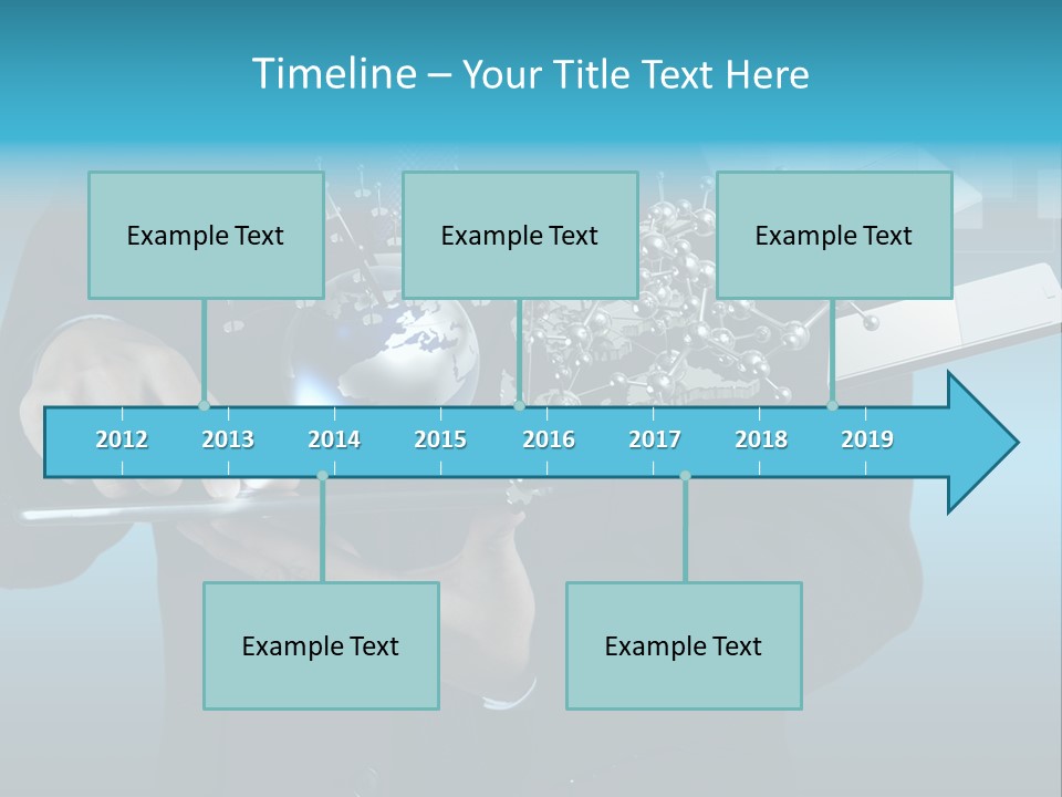 Molecules Computer Technology PowerPoint Template