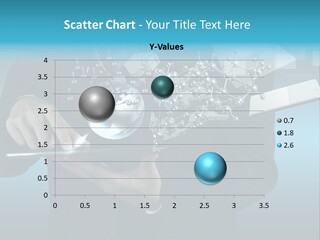 Molecules Computer Technology PowerPoint Template