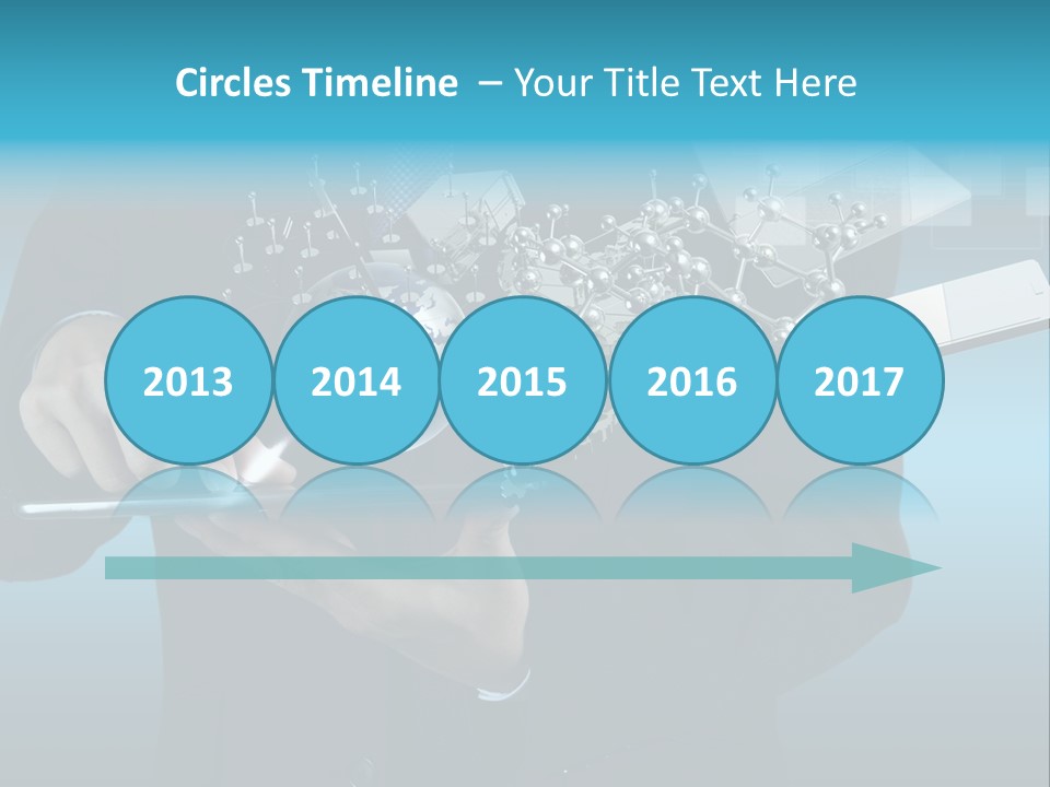 Molecules Computer Technology PowerPoint Template