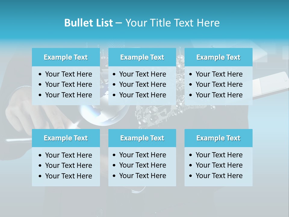 Molecules Computer Technology PowerPoint Template