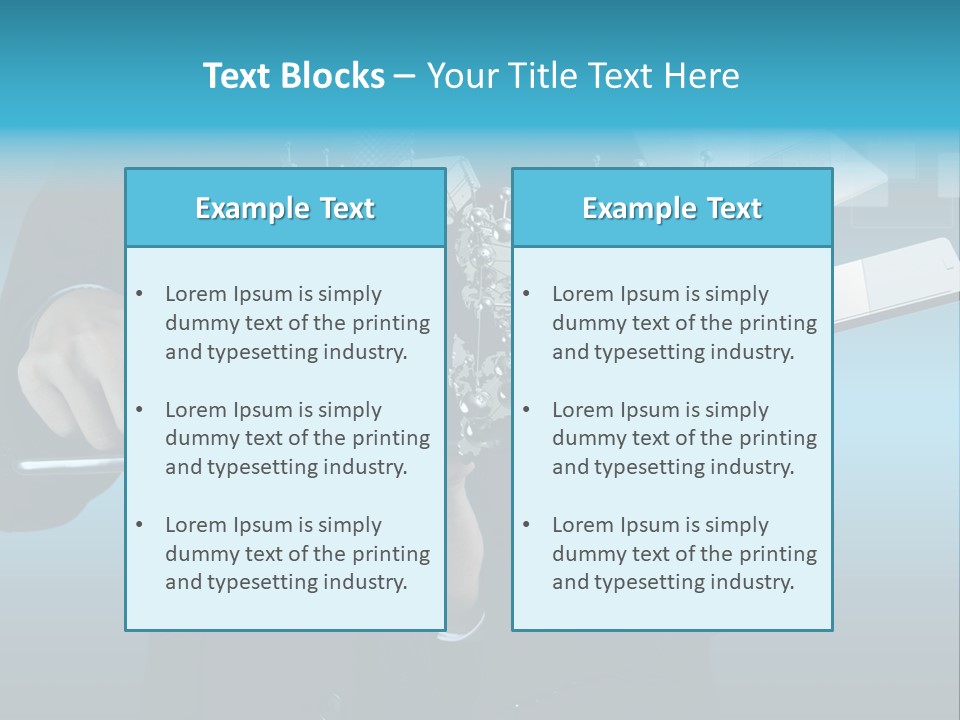 Molecules Computer Technology PowerPoint Template