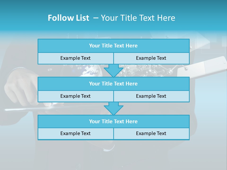 Molecules Computer Technology PowerPoint Template