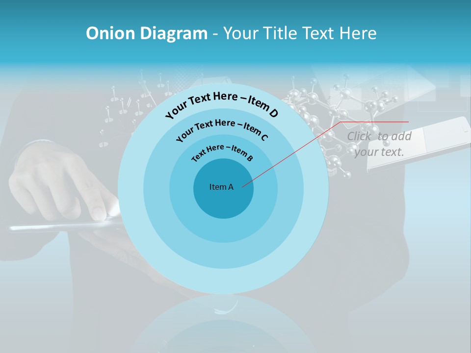 Molecules Computer Technology PowerPoint Template