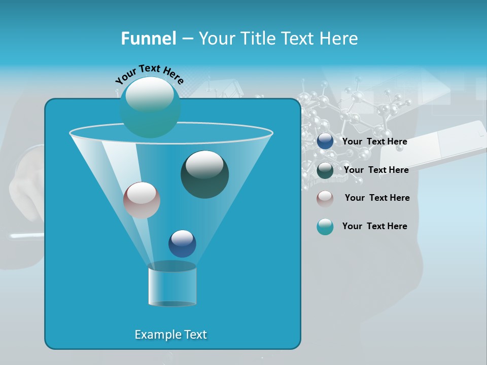 Molecules Computer Technology PowerPoint Template