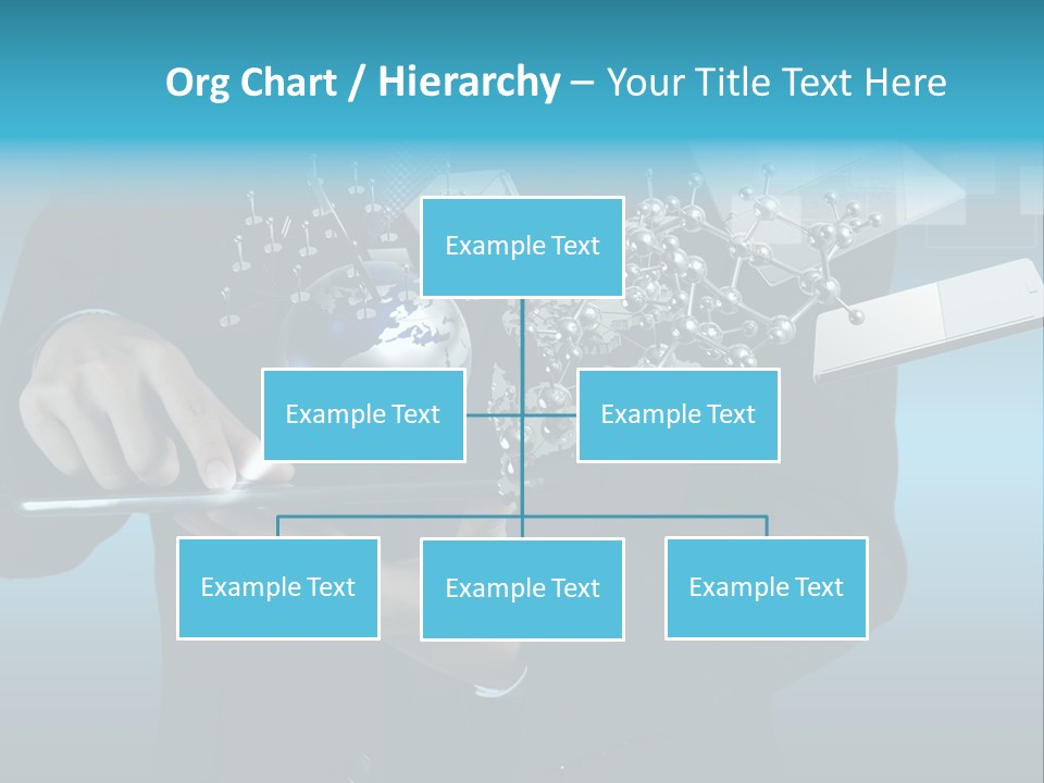 Molecules Computer Technology PowerPoint Template