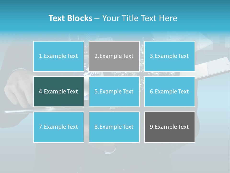 Molecules Computer Technology PowerPoint Template