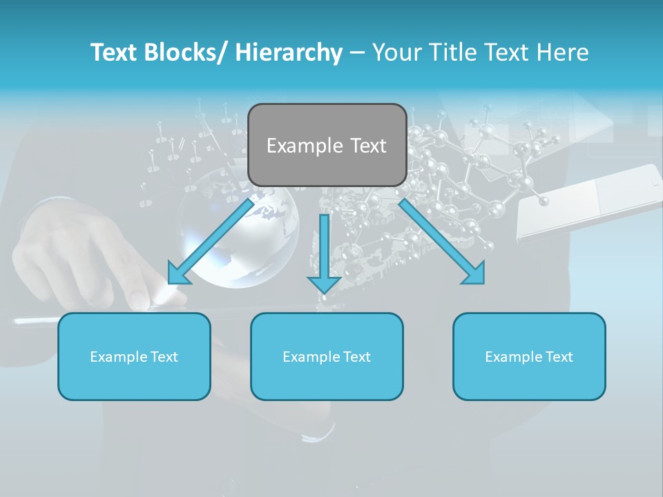 Molecules Computer Technology PowerPoint Template