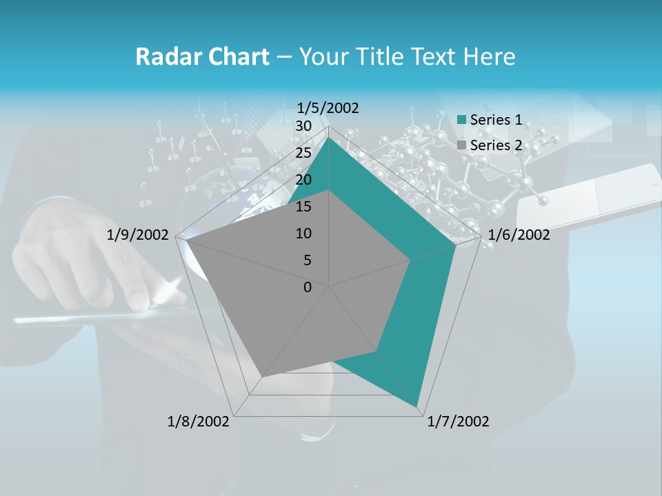Molecules Computer Technology PowerPoint Template