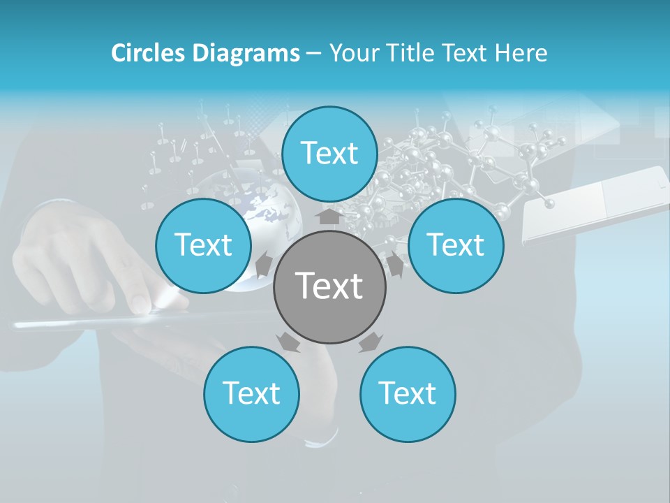 Molecules Computer Technology PowerPoint Template