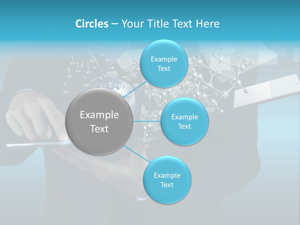 Molecules Computer Technology PowerPoint Template