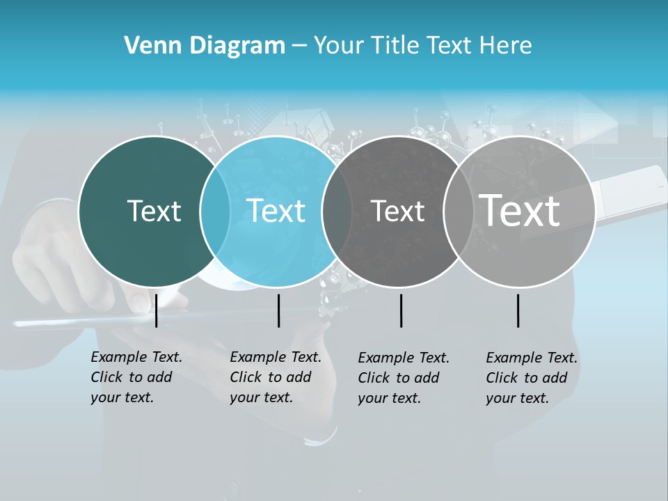 Molecules Computer Technology PowerPoint Template