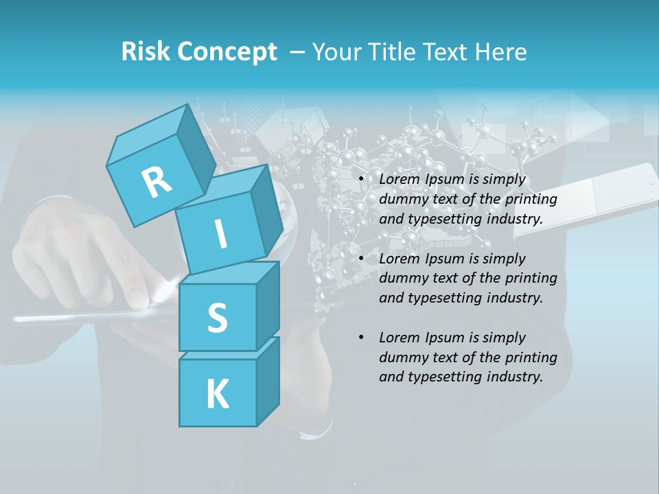 Molecules Computer Technology PowerPoint Template