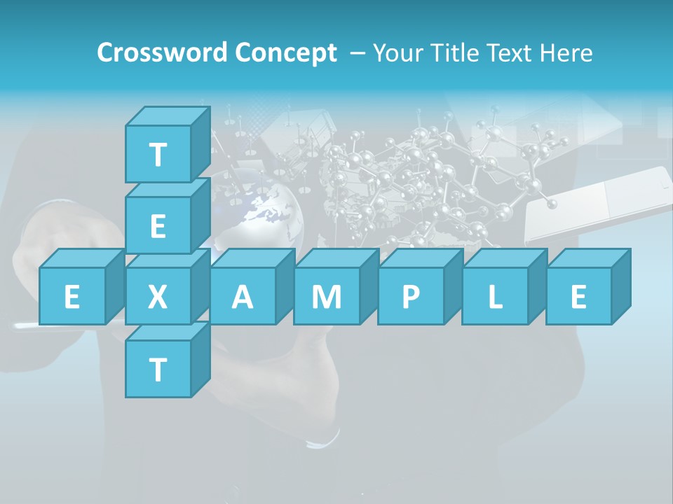 Molecules Computer Technology PowerPoint Template