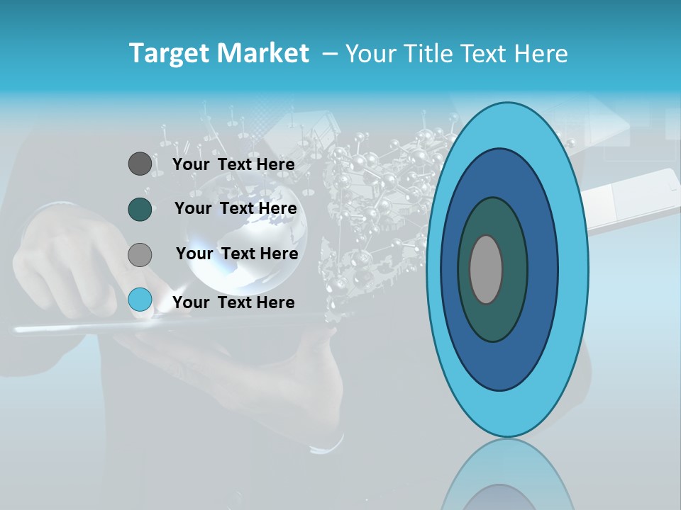 Molecules Computer Technology PowerPoint Template